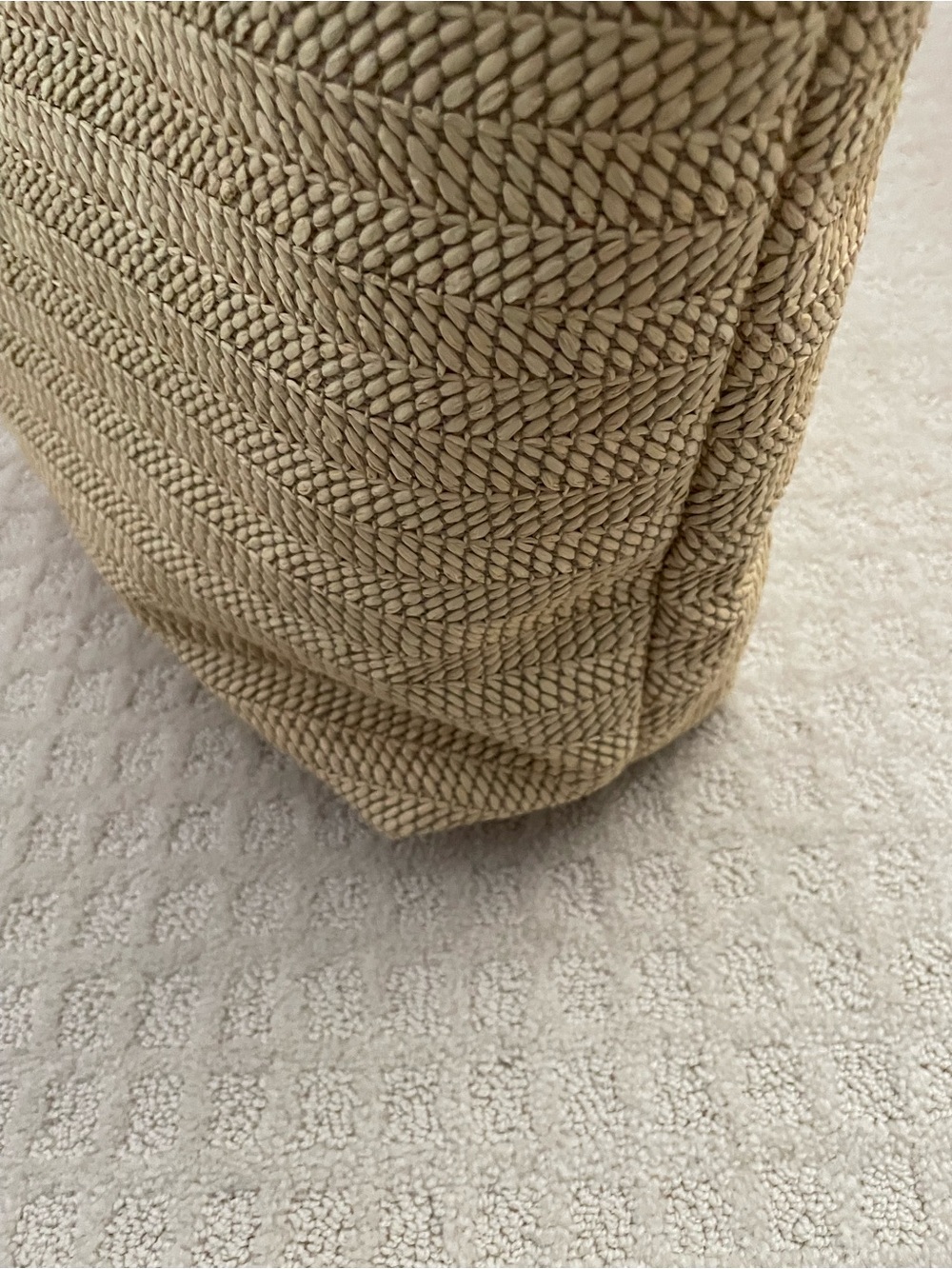$2300 GUCCI Large Natural Straw Tote w/ Brown Leather Handles & Multicolor Logo - Picture 16 of 16